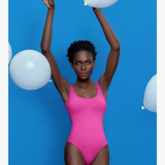 Pink One Piece Med Bodysuit - Picture 6 of 8